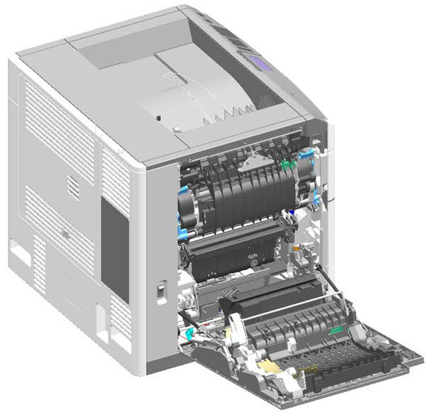 The printer displays an intermittent 231.03 paper jam | Lexmark C792